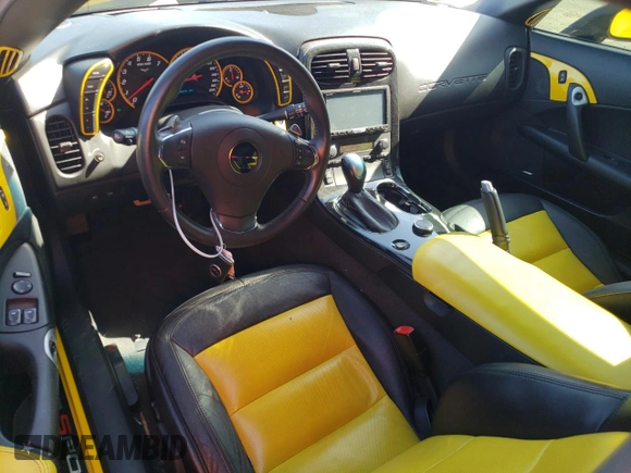 2012 Chevrolet Corvette Z16 Grand Sport 3LT with VIN 1G1YW2DWXC5103924, listed as a Copart auction lot 52947145 with 42,870 mi miles and Salvage title. Bid and sale history available at DreamBid. Image 8.