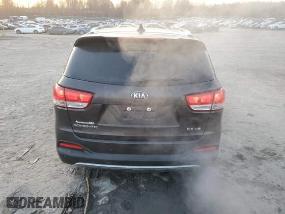 2017 Kia Sorento EX with VIN 5XYPHDA57HG307373, listed as a Copart auction lot 48811185 with 105,447 mi miles and Salvage Title. Bid and sale history available at DreamBid. Image 6.