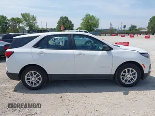 2024 Chevrolet Equinox LS with VIN 3GNAXHEG4RL278573, listed as a IAAI auction lot 42514554 with 57,581 mi miles and . Bid and sale history available at DreamBid. Image 13.