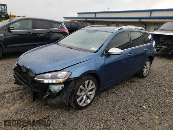 2018 Volkswagen Golf SportWagen SEL with VIN 3VWL17AU8JM768471, listed as a Copart auction lot 62404393 with 46,552 mi miles. Bid and sale history available at carsss.com. Image 1.