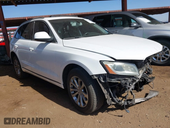 2013 Audi Q5 Premium Plus with VIN WA1LFAFP5DA058668, listed as a IAAI auction lot 41725352 with 133,183 mi miles and . Bid and sale history available at DreamBid. Image 1.