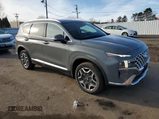 2022 Hyundai Santa Fe Limited with VIN 5NMS4DALXNH455491, listed as a Copart auction lot 47352185 with 36,467 mi miles and Salvage Title. Bid and sale history available at carsss.com. Image 4.