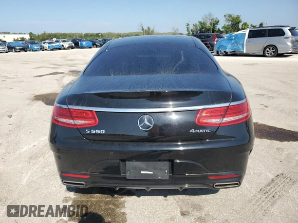 2017 Mercedes-Benz S 550 with VIN WDDXJ8FB1HA024368, listed as a Copart auction lot 72063484 with 44,182 mi miles and Salvage title. Bid and sale history available at DreamBid. Image 6.