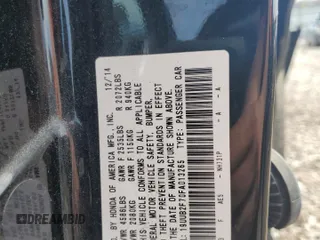 2015 Acura TLX Advance with VIN 19UUB2F70FA013265, listed as a Copart auction lot 54374955 with 162,398 mi miles and Salvage title. Bid and sale history available at DreamBid. Image 13.