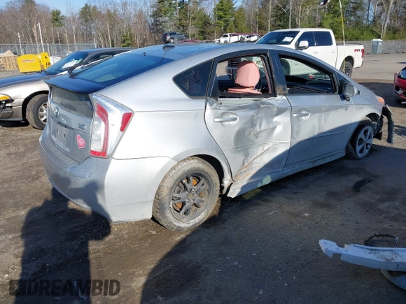 2013 Toyota Prius One with VIN JTDKN3DU8D5564853, listed as a IAAI auction lot 41973459 with 160,391 mi miles. Bid and sale history available at carsss.com. Image 4.