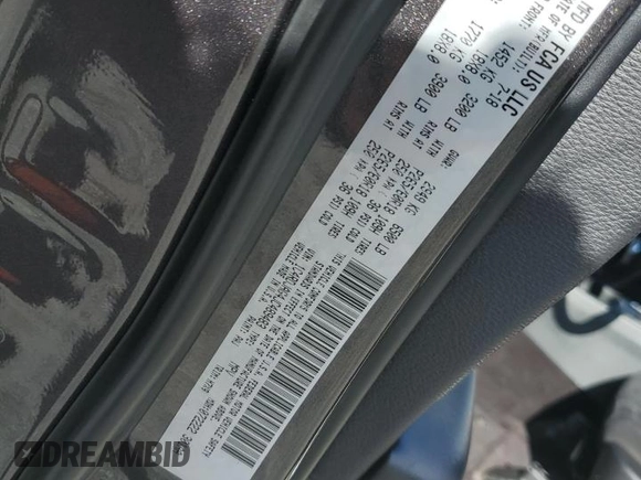 2018 Dodge Durango SXT z VIN 1C4RDJAG4JC489483, wystawiony jako Copart lot #54107105 z przebiegiem 92 676 mil mil oraz Szkoda całkowita • Salvage title. Historia ofert i sprzedaży dostępna na DreamBid. Obrazek 13.