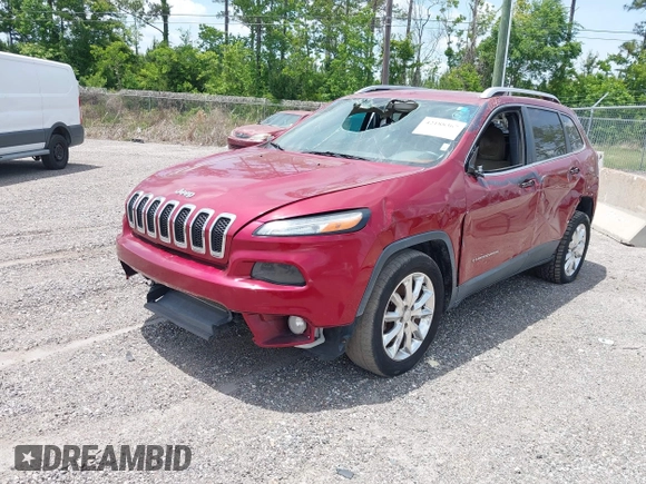 2017 Jeep Cherokee Limited with VIN 1C4PJLDSXHW653517, listed as a IAAI auction lot 42188367 with 152,441 mi miles. Bid and sale history available at carsss.com. Image 2.