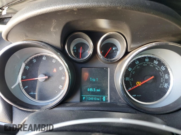 2016 Buick Encore with VIN KL4CJASB5GB687211, listed as a Copart auction lot 46568915 with 124,910 mi miles and Clean Title. Bid and sale history available at DreamBid. Image 9.