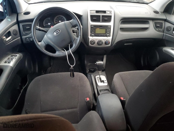 2009 Kia Sportage LX with VIN KNDJF723997613404, listed as a Copart auction lot 75807714 with 65,200 mi miles and Clean Title. Bid and sale history available at carsss.com. Image 8.