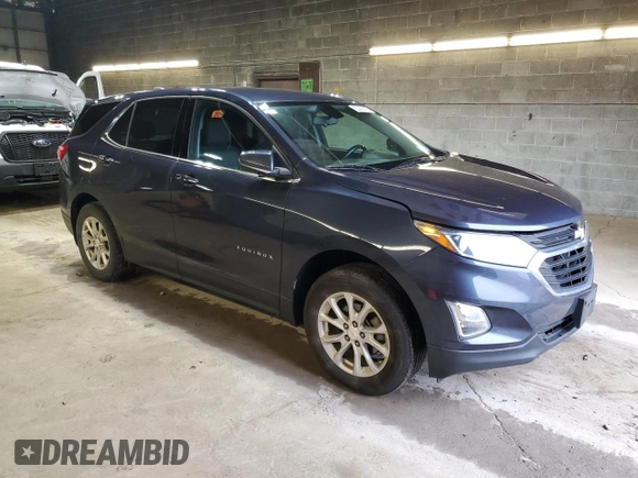 2018 Chevrolet Equinox LT with VIN 3GNAXSEV1JL300528, listed as a Copart auction lot 53065125 with 98,980 mi miles and Salvage Title. Bid and sale history available at carsss.com. Image 4.