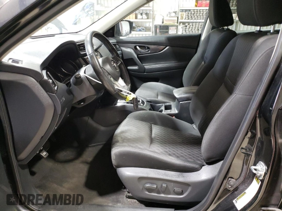 2017 Nissan Rogue SV with VIN KNMAT2MV4HP533274, listed as a Copart auction lot 49330285 with 107,857 mi miles and Clean Title. Bid and sale history available at carsss.com. Image 7.