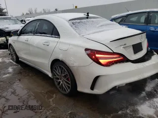 2018 Mercedes-Benz CLA 45 AMG with VIN WDDSJ5CB0JN577816, listed as a Copart auction lot 39734384 with 55,203 mi miles and . Bid and sale history available at DreamBid. Image 2.