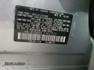 2020 Subaru Forester Touring with VIN JF2SKAXC2LH527523, listed as a Copart auction lot 50636965 with 17,780 mi miles and Salvage Title. Bid and sale history available at carsss.com. Image 13.