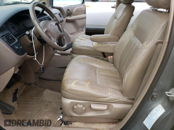2000 Toyota Sienna LE with VIN 4T3ZF13C7YU235777, listed as a Copart auction lot 43792734 with 223,722 mi miles and Salvage Title. Bid and sale history available at carsss.com. Image 7.