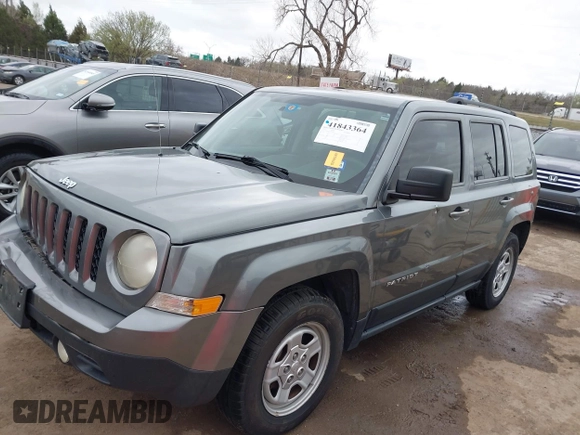 2012 Jeep Patriot Sport with VIN 1C4NJPBA4CD509247, listed as a IAAI auction lot 41843364 with 133,959 mi miles and . Bid and sale history available at DreamBid. Image 14.