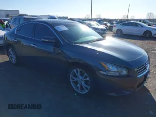 2011 Nissan Maxima SV with VIN 1N4AA5AP7BC841637, listed as a IAAI auction lot 41847332 with 152,240 mi miles and . Bid and sale history available at DreamBid. Image 1.