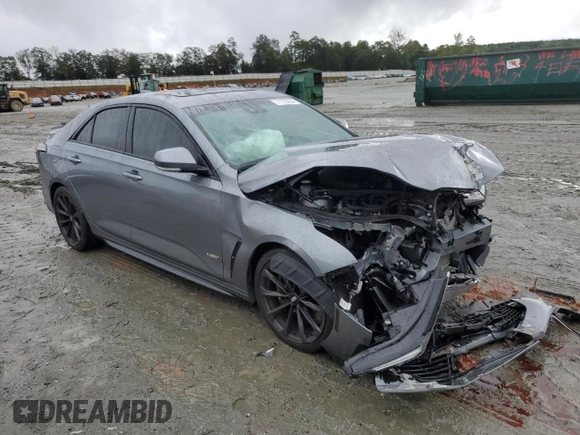 2022 Cadillac CT4-V Blackwing z VIN 1G6D65RP1N0460176, wystawiony jako Copart lot #71723654 z przebiegiem 17 551 mil mil oraz Szkoda całkowita • Salvage title. Historia ofert i sprzedaży dostępna na DreamBid. Obrazek 4.