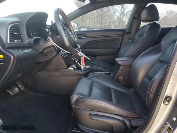 2018 Hyundai Elantra Sport with VIN KMHD04LB9JU513940, listed as a Copart auction lot 50408235 with 117,760 mi miles and Salvage Title. Bid and sale history available at carsss.com. Image 7.
