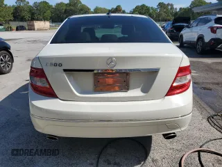 2009 Mercedes-Benz C 300 Sport with VIN WDDGF54X59R043359, listed as a Copart auction lot 61818785 with 113,448 mi miles and Salvage title. Bid and sale history available at DreamBid. Image 6.