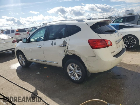 2012 Nissan Rogue S with VIN JN8AS5MT0CW295400, listed as a Copart auction lot 85586954 with 300,128 mi miles and Salvage Title. Bid and sale history available at carsss.com. Image 2.