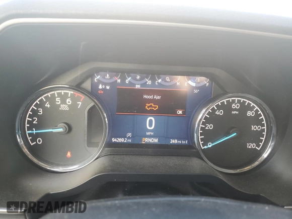 2021 Ford F-150 XL with VIN 1FTFW1E85MKE06539, listed as a Copart auction lot 52524915 with 94,269 mi miles and Salvage Title. Bid and sale history available at carsss.com. Image 9.