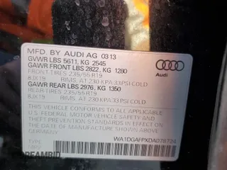 2013 Audi Q5 Premium Plus z VIN WA1DGAFPXDA078724, wystawiony jako Copart lot #45909645 z przebiegiem 144 162 mil mil oraz Szkoda całkowita • Salvage title. Historia ofert i sprzedaży dostępna na DreamBid. Obrazek 14.