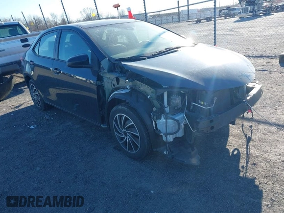2019 Toyota Corolla L with VIN 2T1BURHE6KC188047, listed as a IAAI auction lot 41695485 with 81,908 mi miles. Bid and sale history available at carsss.com. Image 1.