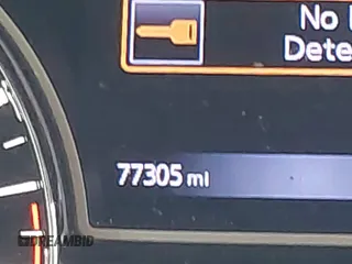 2017 Nissan Pathfinder Platinum with VIN 5N1DR2MNXHC674963, listed as a IAAI auction lot 42018257 with 77,305 mi miles. Bid and sale history available at carsss.com. Image 16.