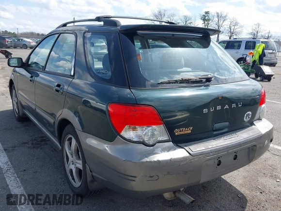 2004 Subaru Impreza Outback Special Sports with VIN JF1GG685X4H819320, listed as a IAAI auction lot 41912961 with 109,537 mi miles and . Bid and sale history available at DreamBid. Image 3.