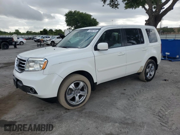 2013 Honda Pilot EX-L with VIN 5FNYF3H51DB006027, listed as a Copart auction lot 54892155 with 140,767 mi miles and Salvage Title. Bid and sale history available at carsss.com. Image 1.