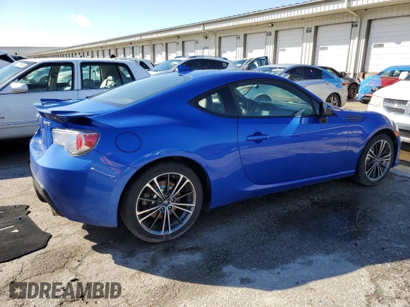 2016 Subaru BRZ Limited with VIN JF1ZCAC18G9604352, listed as a Copart auction lot 43519485 with 83,288 mi miles and Salvage title. Bid and sale history available at DreamBid. Image 3.
