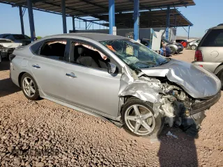 2017 Nissan Sentra S with VIN 3N1AB7AP8HY220980, listed as a Copart auction lot 61602575 with 117,729 mi miles and Salvage title. Bid and sale history available at DreamBid. Image 4.