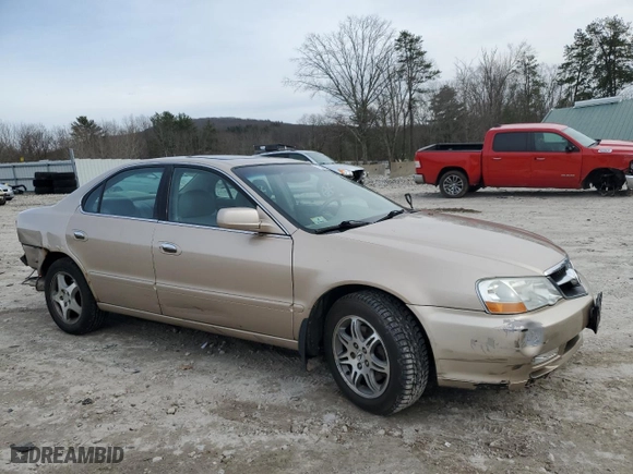 2002 Acura TL with VIN 19UUA566X2A008001, listed as a Copart auction lot 51256125 with 130,817 mi miles and Clean Title. Bid and sale history available at carsss.com. Image 4.