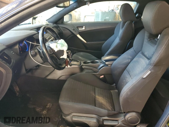 2015 Hyundai Genesis Coupe R-Spec with VIN KMHHU6KJ0FU124296, listed as a Copart auction lot 46195435 with 148,714 mi miles and Salvage title. Bid and sale history available at DreamBid. Image 7.