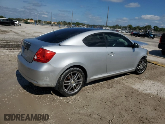 2005 Scion tC with VIN JTKDE177650059937, listed as a Copart auction lot 56122335 with 181,256 mi miles and Salvage Title. Bid and sale history available at DreamBid. Image 3.