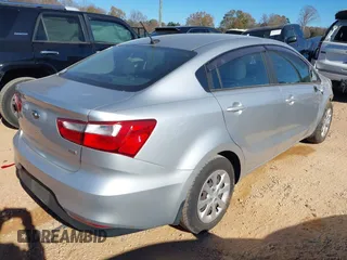 2017 Kia Rio LX with VIN KNADM4A35H6113776, listed as a IAAI auction lot 41035251 with 123,574 mi miles. Bid and sale history available at carsss.com. Image 4.