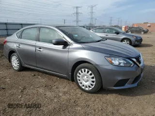 2019 Nissan Sentra S with VIN 3N1AB7AP4KY454881, listed as a Copart auction lot 48806865 with 67,648 mi miles and Salvage Title. Bid and sale history available at carsss.com. Image 4.