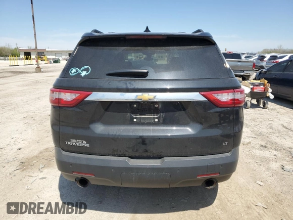 2020 Chevrolet Traverse LT with VIN 1GNERHKW4LJ263593, listed as a Copart auction lot 54364855 with 103,685 mi miles and Salvage title. Bid and sale history available at DreamBid. Image 6.