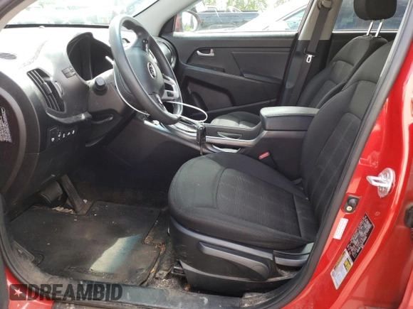 2013 Kia Sportage LX with VIN KNDPBCA2XD7500836, listed as a Copart auction lot 54948685 with 96,591 mi miles and Clean Title. Bid and sale history available at carsss.com. Image 7.
