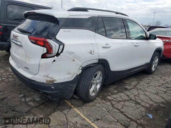 2020 GMC Terrain SLE z VIN 3GKALTEVXLL346442, wystawiony jako Copart lot #52283225 z przebiegiem 73 217 mil mil oraz Szkoda całkowita • Salvage title. Historia ofert i sprzedaży dostępna na DreamBid. Obrazek 3.