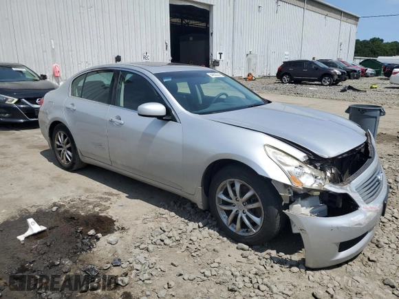 2007 Infiniti G35 G35x with VIN JNKBV61F97M823964, listed as a Copart auction lot 64600044 with 209,018 mi miles and Salvage Title. Bid and sale history available at DreamBid. Image 4.