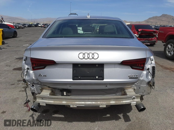 2018 Audi A4 Premium Plus z VIN WAUENAF41JA079176, wystawiony jako Copart lot #51166615 z przebiegiem 55 856 mil mil oraz Szkoda całkowita • Salvage title. Historia ofert i sprzedaży dostępna na DreamBid. Obrazek 6.