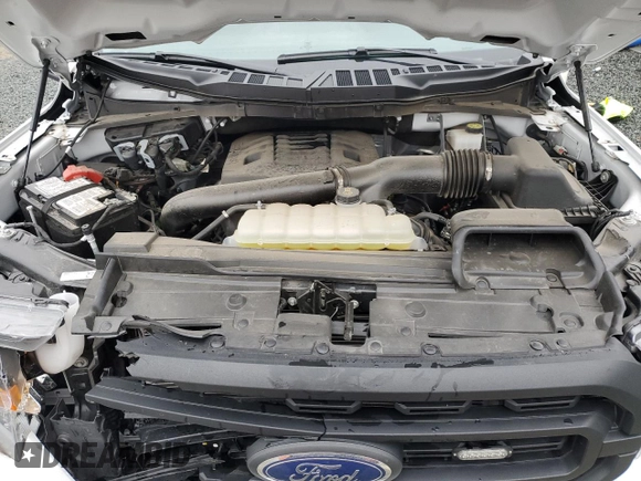 2023 Ford F-150 XL with VIN 1FTFW1E86PKG13350, listed as a Copart auction lot 87603215 with 12,534 mi miles and Salvage title. Bid and sale history available at DreamBid. Image 11.