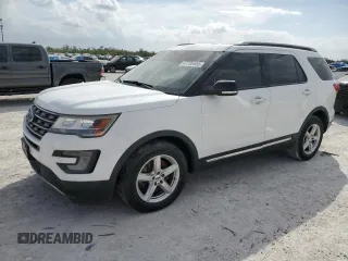 2017 Ford Explorer XLT with VIN 1FM5K7D80HGD34715, listed as a Copart auction lot 47735455 with Not Provided miles and Salvage Title. Bid and sale history available at carsss.com. Image 1.