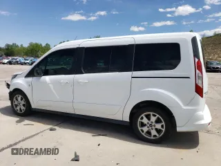 2015 Ford Transit Connect XLT with VIN NM0GE9F78F1198030, listed as a Copart auction lot 55994265 with 187,440 mi miles and Salvage title. Bid and sale history available at DreamBid. Image 2.
