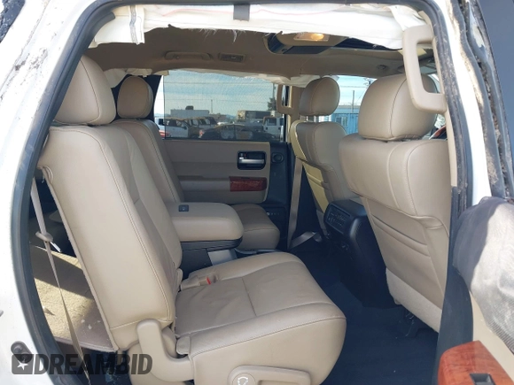 2020 Toyota Sequoia Platinum with VIN 5TDDY5G10LS175226, listed as a IAAI auction lot 41502259 with 75,043 mi miles. Bid and sale history available at carsss.com. Image 8.