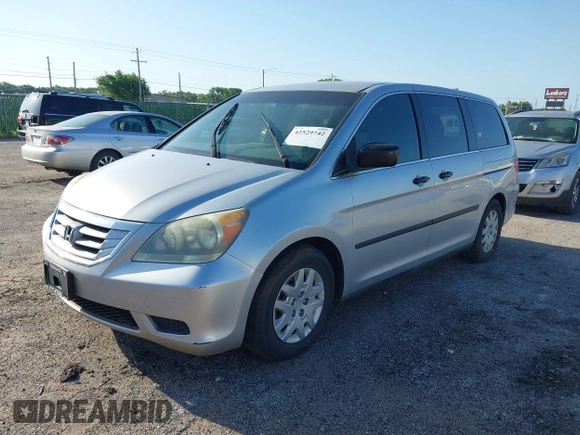 2010 Honda Odyssey LX с VIN 5FNRL3H28AB017461, выставлен на аукционе IAAI как лот 42529742 с пробегом 194 363 миль миль и . История ставок и продаж доступна на DreamBid. Изображение 2.