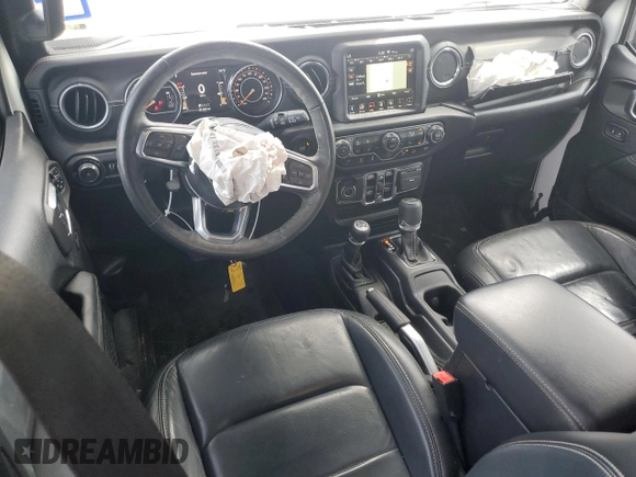 2019 Jeep Wrangler Unlimited Sahara with VIN 1C4HJXEG9KW547685, listed as a Copart auction lot 60901085 with 81,169 mi miles and Salvage title. Bid and sale history available at DreamBid. Image 8.