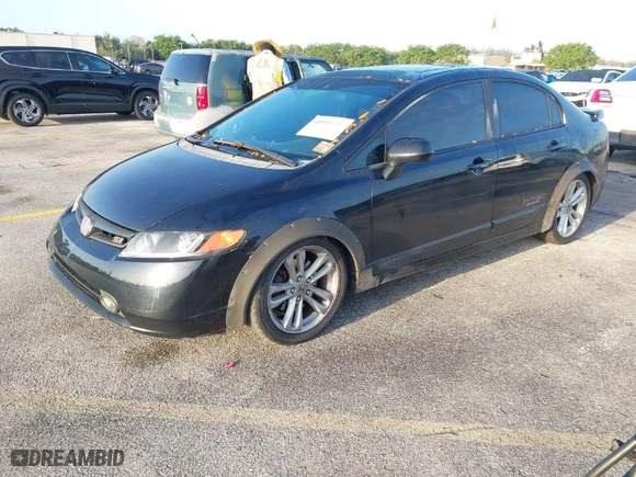 2008 Honda Civic Sdn Si with VIN 2HGFA55518H703818, listed as a IAAI auction lot 41991131 with 148,522 mi miles. Bid and sale history available at carsss.com. Image 2.