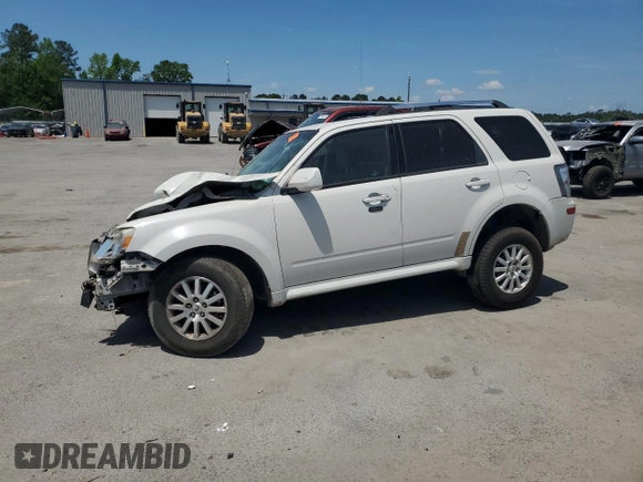 2010 Mercury Mariner Premier with VIN 4M2CN8H70AKJ17236, listed as a Copart auction lot 54974705 with Not provided miles and Salvage title. Bid and sale history available at DreamBid. Image 1.